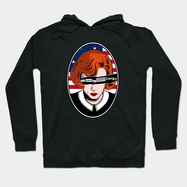 God save the queens gambit Hoodie by Melonseta